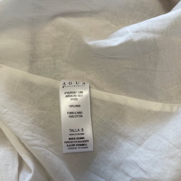 Agua By Agua Bendita lima jardiniera' floral-print linen maxi dress - Picture 16 of 16